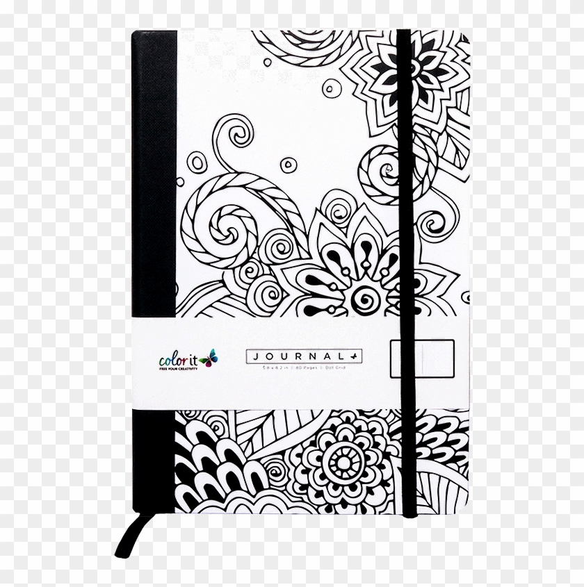 Tangle Doodles A5 Notebook Journal 160 Dot Grid Pages - Doodle Notebook Clipart #5192829