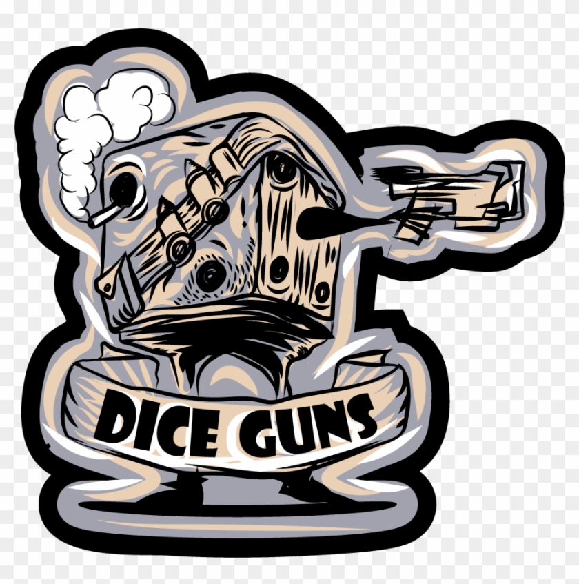 Dice Guns Logo Process Clipart #5192966