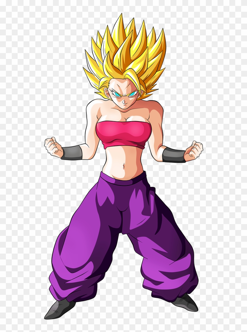 Caulifla Super Saiyan 2 Ssj2 By Goku-kakarot - Caulifla Super Sayajin 2 Clipart