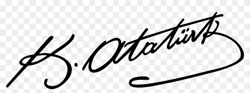 Atatürk Png Resimleri - Signature In Png Format Clipart