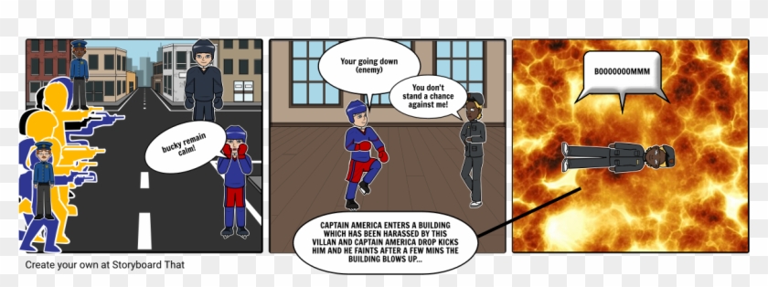 Captain America Story Board - Soil Pressure Occurs Clipart #5193667