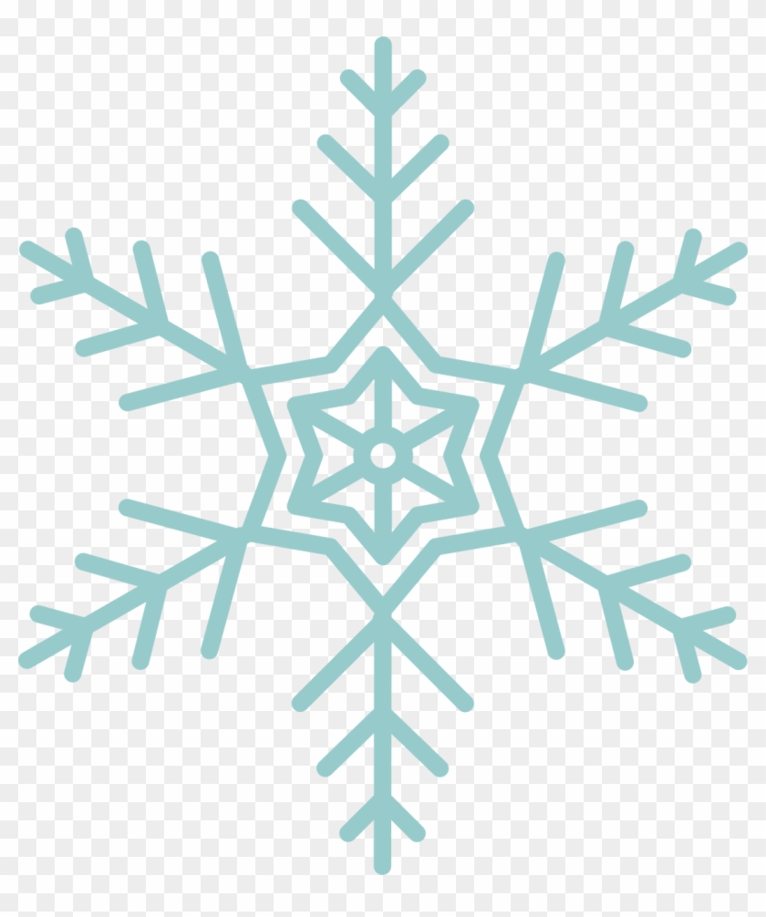 Winter Icon Png , Png Download - Basic Snowflake Clipart