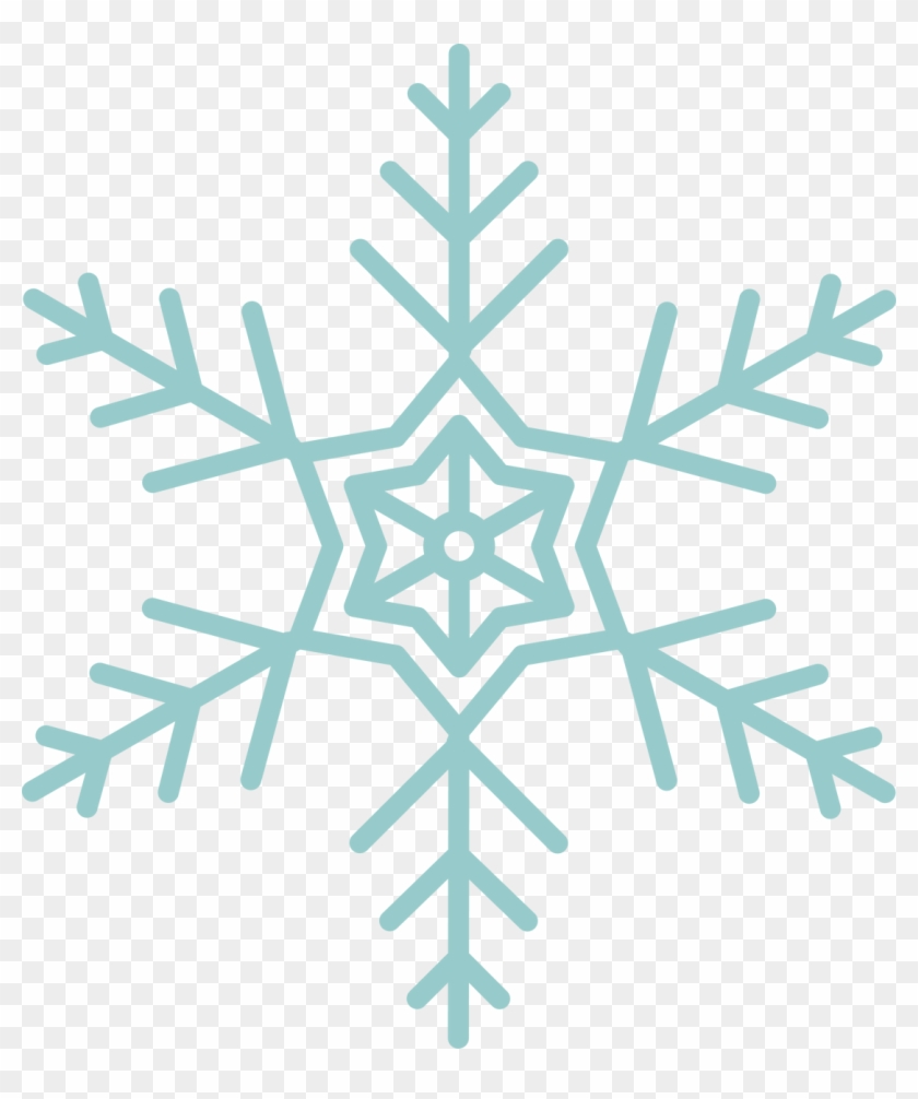 Winter Icon Png , Png Download - Basic Snowflake Clipart #5193923