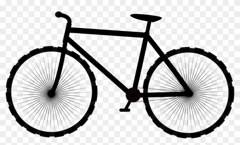 Jpg Transparent Download Collection Of Free Cycled - Bicycle Clip Art Transparent Background - Png Download
