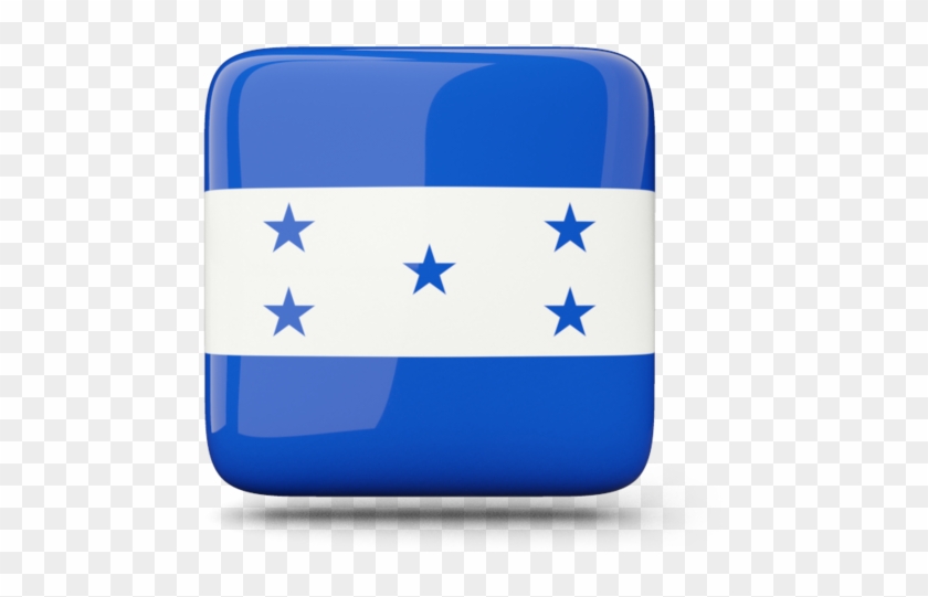 Honduras Flag Rectangle Shape - Honduran Flag Clipart #5194522