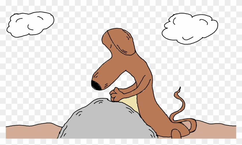 Dog Clip Art Stone Cloud Clipart Png - Cartoon Transparent Png #5195324