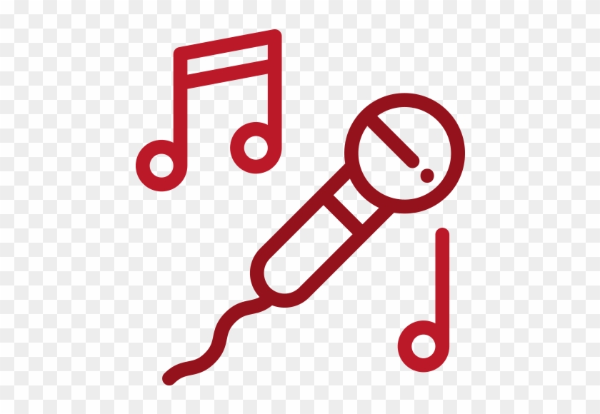 #1 - Microphone Icon Line Art Clipart #5195963