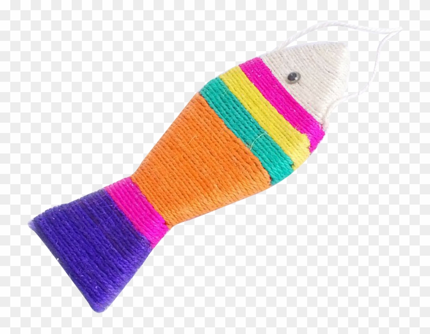 Tang Qi Pet Fish-shaped Sword Wear Sisal Cat Scratch - Sock Clipart #5196021