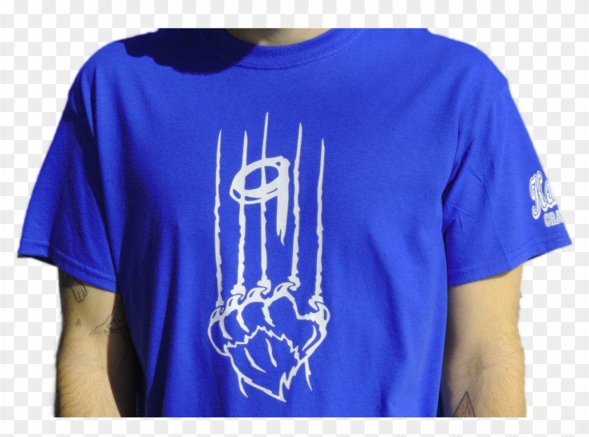 Cat Scratch Short Sleeve - Active Shirt Clipart