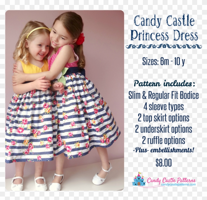 Candy Castle Princess Dress By Candy Castle Patterns Clipart #5196089