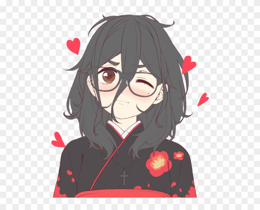 Me As Anime Girl Yukata Love - Anime Girl Smile Crying Clipart