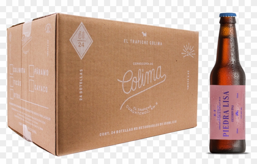 Cartón 24 Piezas Piedra Lisa - Piedra Lisa Cerveza Colima Clipart #5196934