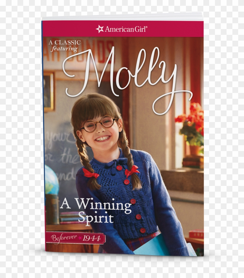 A Winning Spirit - Molly American Girl Doll Book Clipart