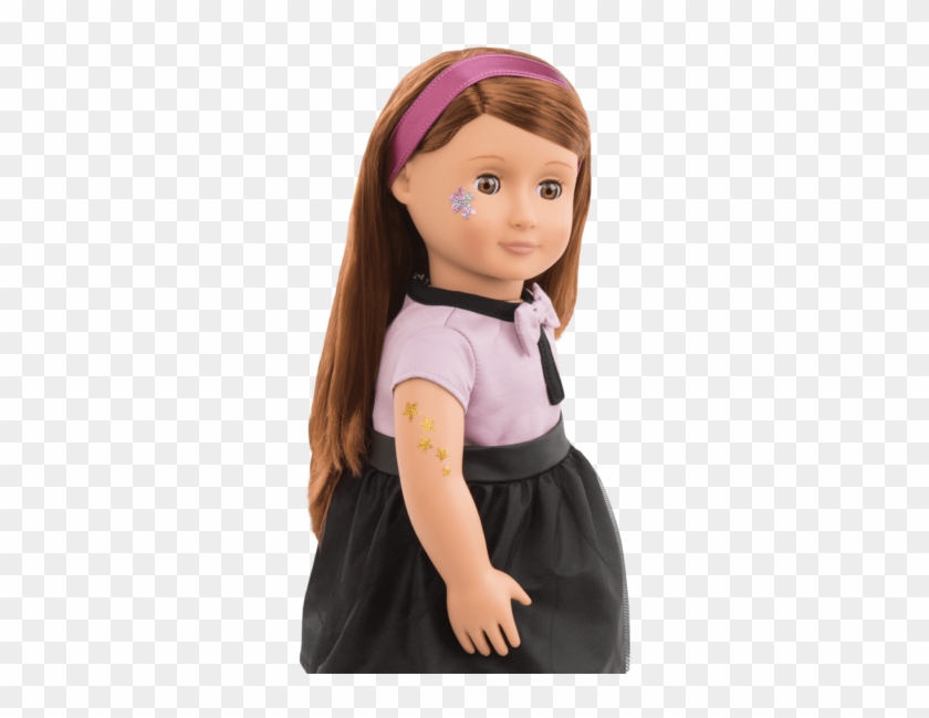 Detail Of Adriana With Glitter Tattoos - Adriana Doll Clipart