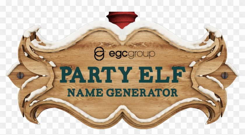 Party Elf Sign - Egc Group Clipart #5197423