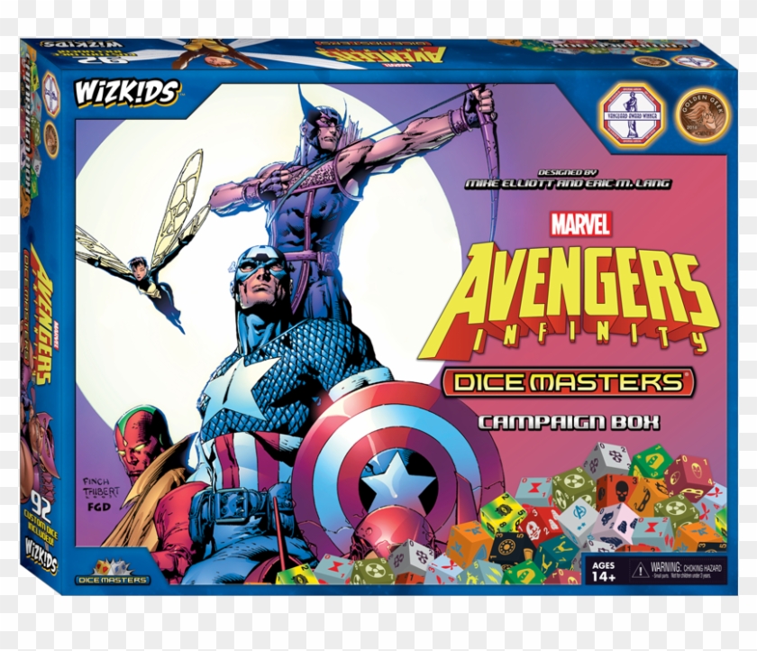 Dice Masters At Origins - Marvel Dice Masters Avengers Infinity Campaign Box Clipart