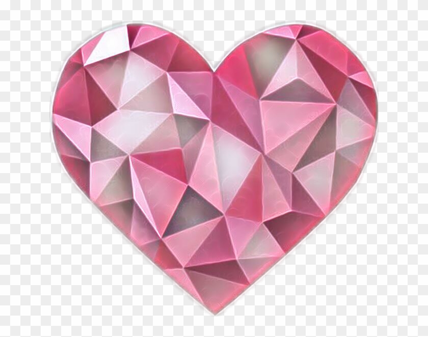 #heart #corazon #rock #roca #piedra #stone #gem #gema - Triangle Clipart #5198026
