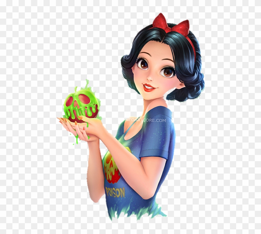 #blancanieves #princess #princesa #chica #mujer #girl - Snow White Wreck It Ralph Pajamas Clipart