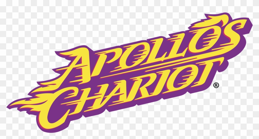 Apollos Chariot Logo Png Transparent - Apollo's Chariot Roller Coaster Clipart #5198444