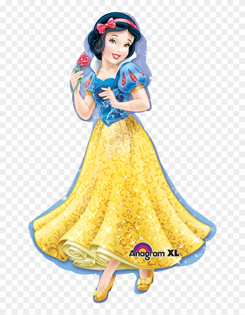 Supersh Blanca Nieves Princesa Con Flor, Metalizado - Disney Princess Snow White Clipart