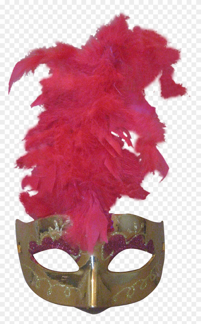 Antifaz Veneciano Con Plumas - Antifaces Png Con Plumas Clipart