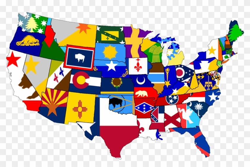 Https - //i - Redd - It/p6p8tqf1p5u01 - Usa State Flag Map Clipart