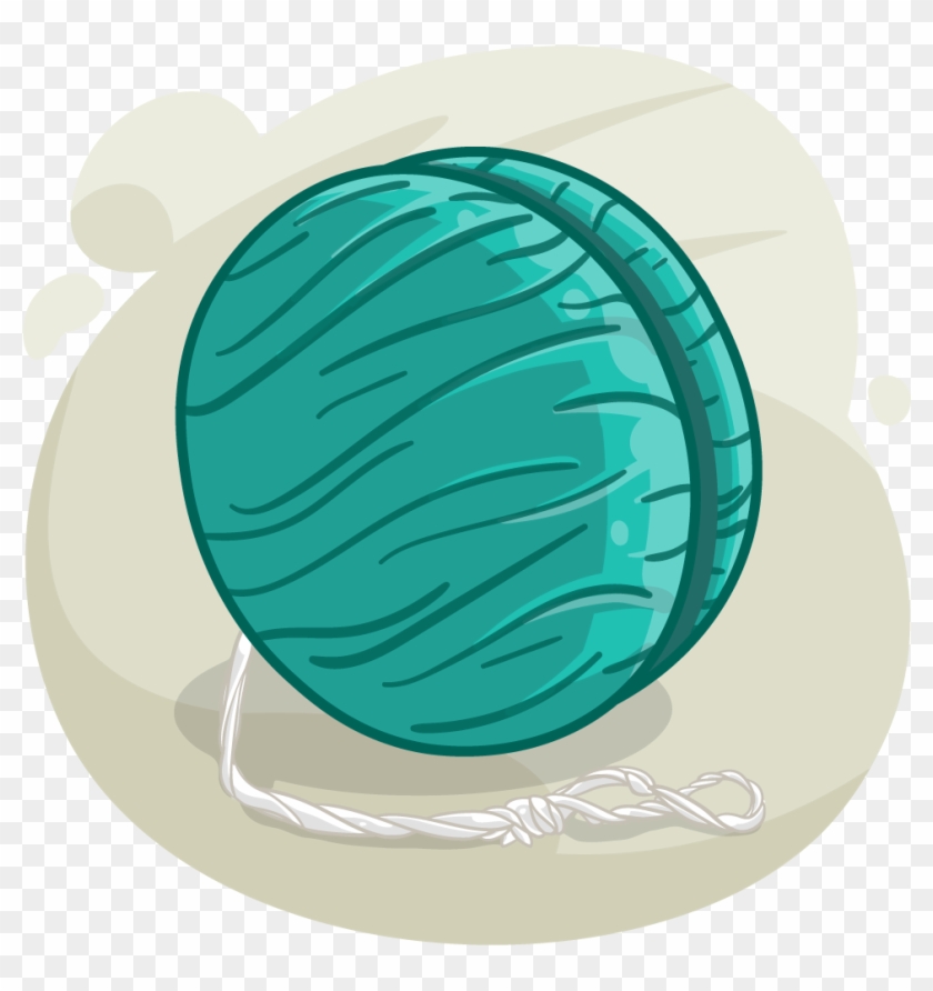 Aquamarine Yo-yo - Circle Clipart