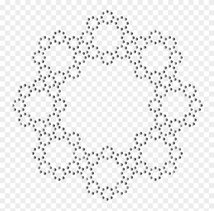 Circle Computer Icons Area Download Black - Islamic Pattern Frame Png Clipart #5199334