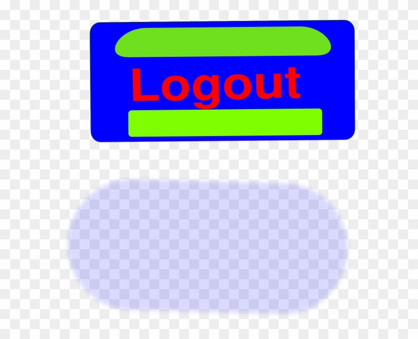 How To Set Use Logout Deisign Svg Vector - Oval Clipart #5199371