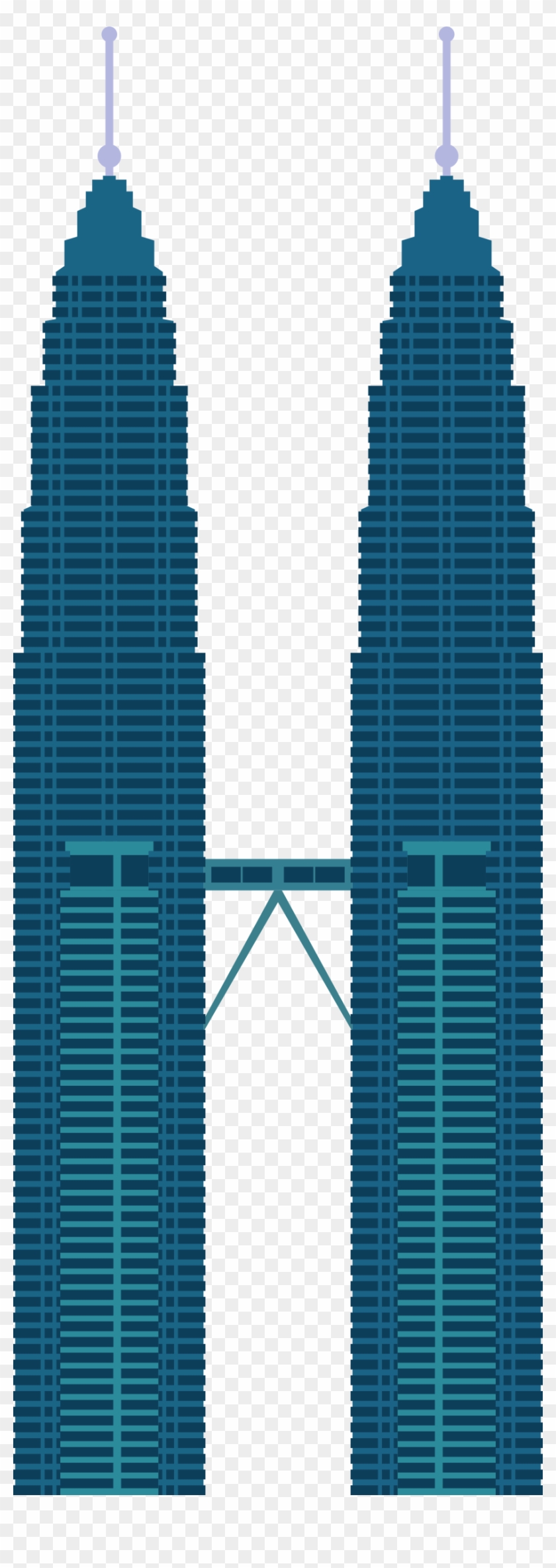 Petronas Twin Towers - Downtown Toronto Clipart. 