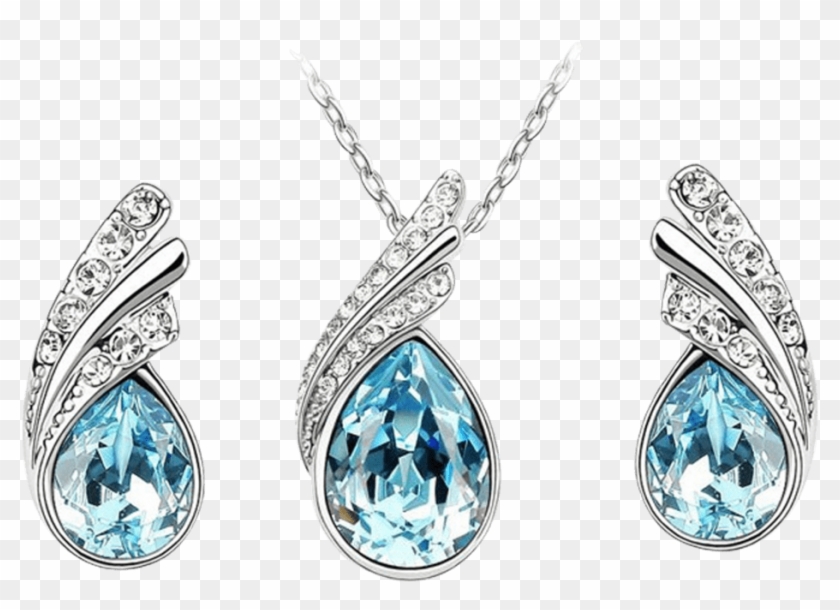 Hollywood Sensation Caribbean Necklace And Earring - Beautiful Jewellery Clipart