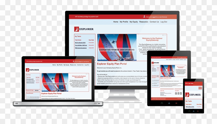 Global Shares Participant Portal On Any Device - Gps Tracker Voor Inbouw Clipart