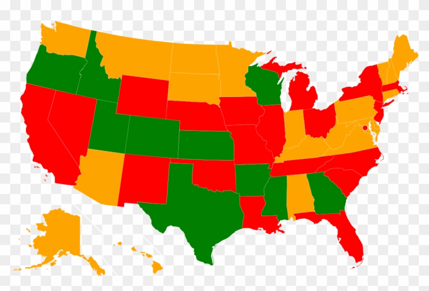 Campus Carry In The United States - Animated Map Of Us Clipart #5199889