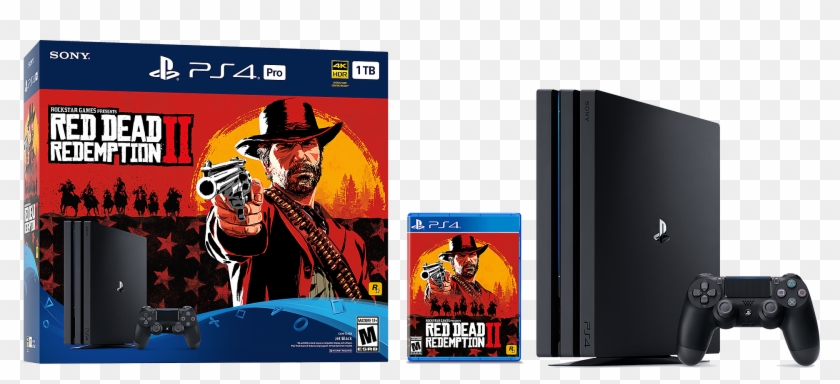 Png - Ps4 Pro Red Dead Redemption 2 Clipart