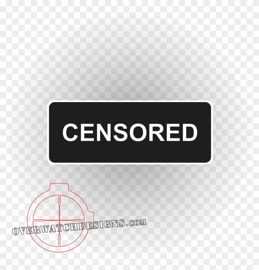 Censored Sticker Black - Uncensored Sticker Clipart #520156
