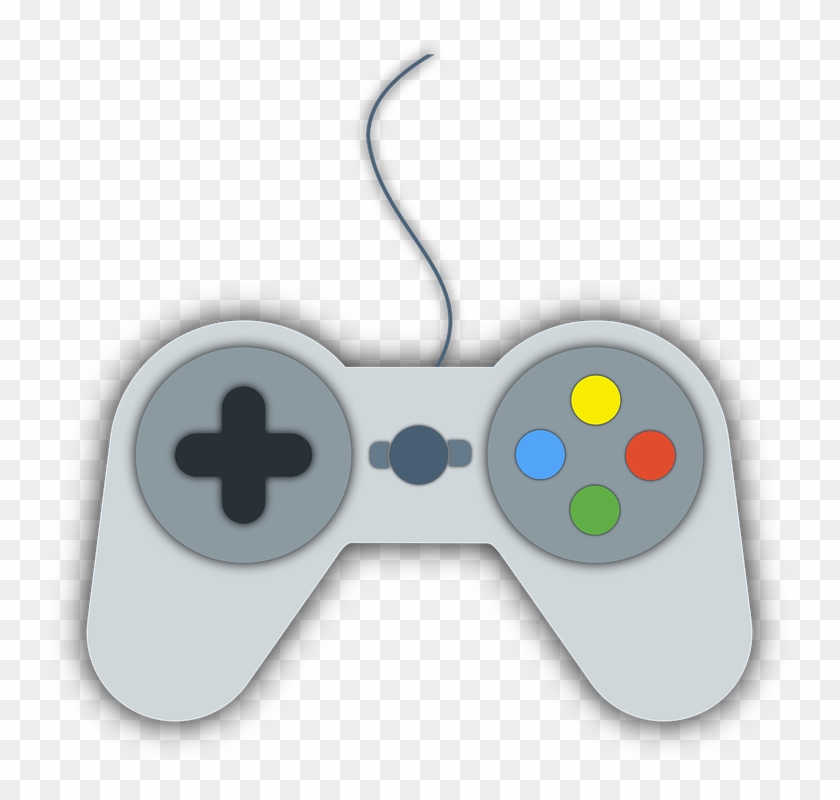 Video Game Controller - Palanca De Videojuegos Dibujo Png Clipart #520237