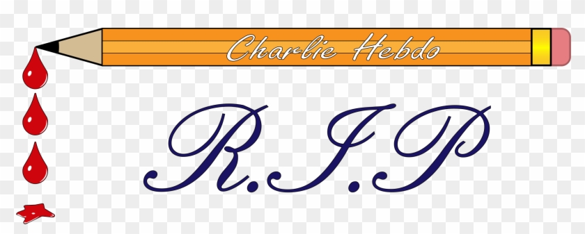 Download Charlie Hebdo Big Image Png - Rip In Calligraphy Clipart