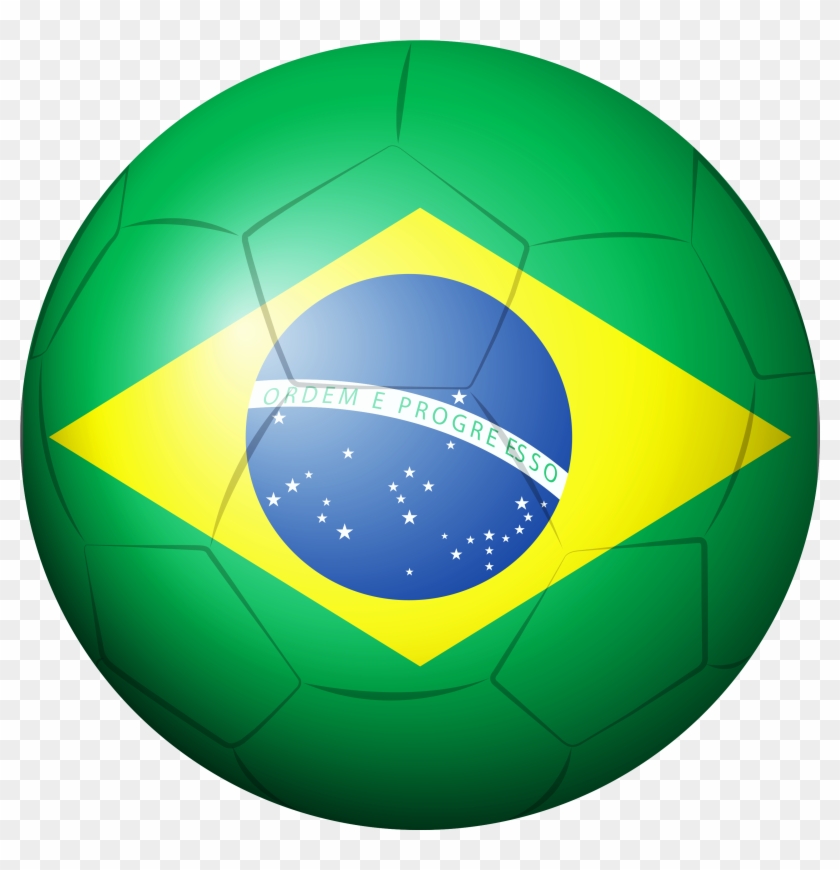 Brazil Soccer Ball Png Clipart #520753