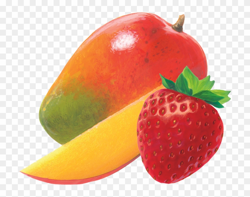 Mango & Strawberry Clipart