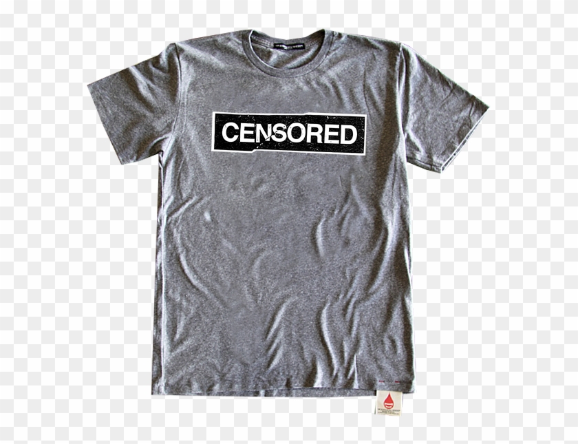 Censored Tee - Active Shirt Clipart