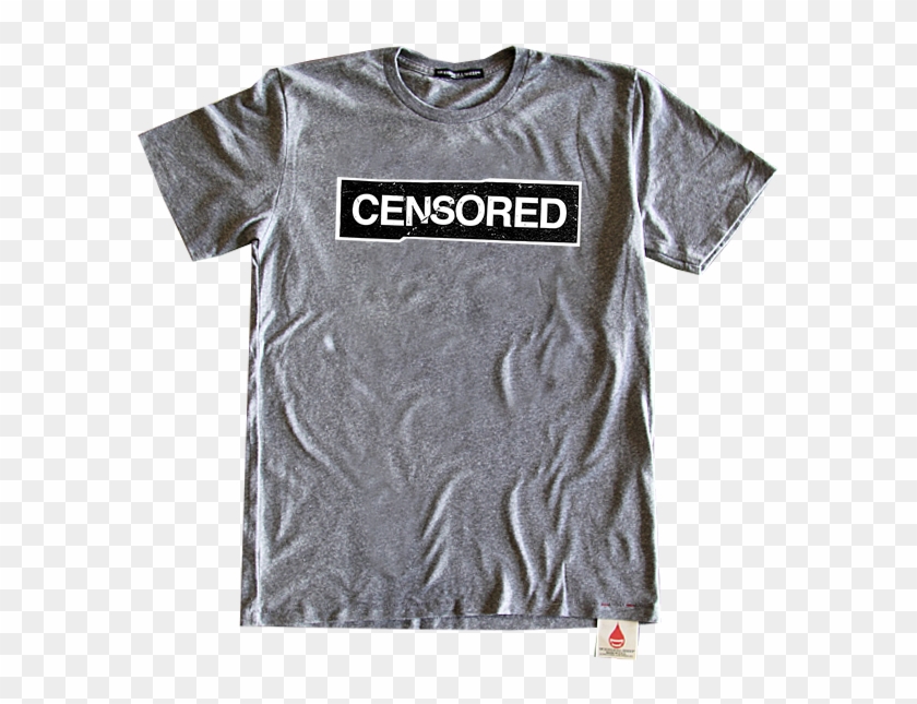 Censored Tee - Active Shirt Clipart #520820