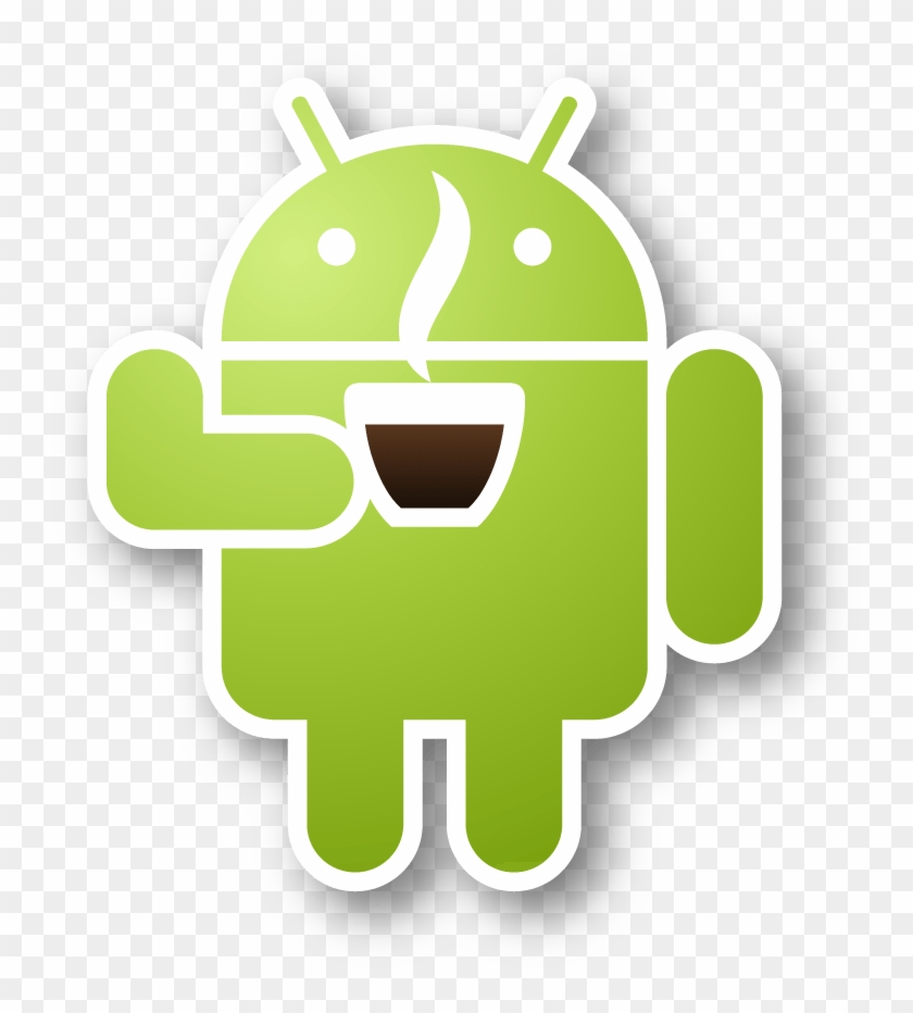 Android Robot Coffee - Robot Android Png Clipart