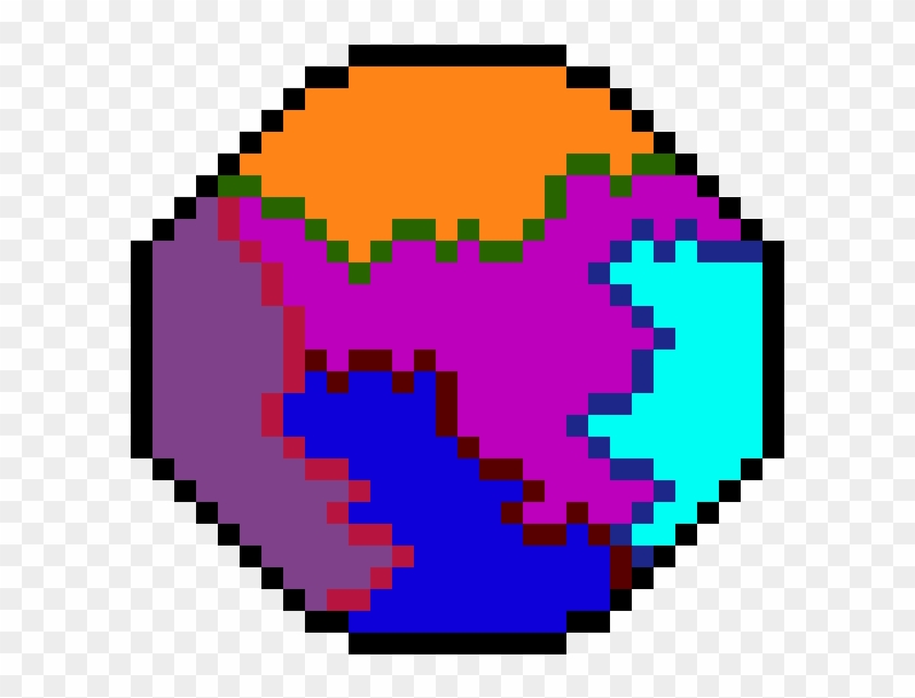 Pixel Art Deadpool Logo , Png Download - Angry Face Pixel Art Clipart #520873