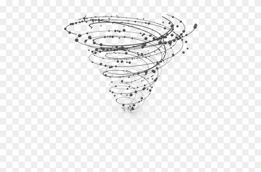 Tornado Vector Free Png Free Download - Line Art Clipart