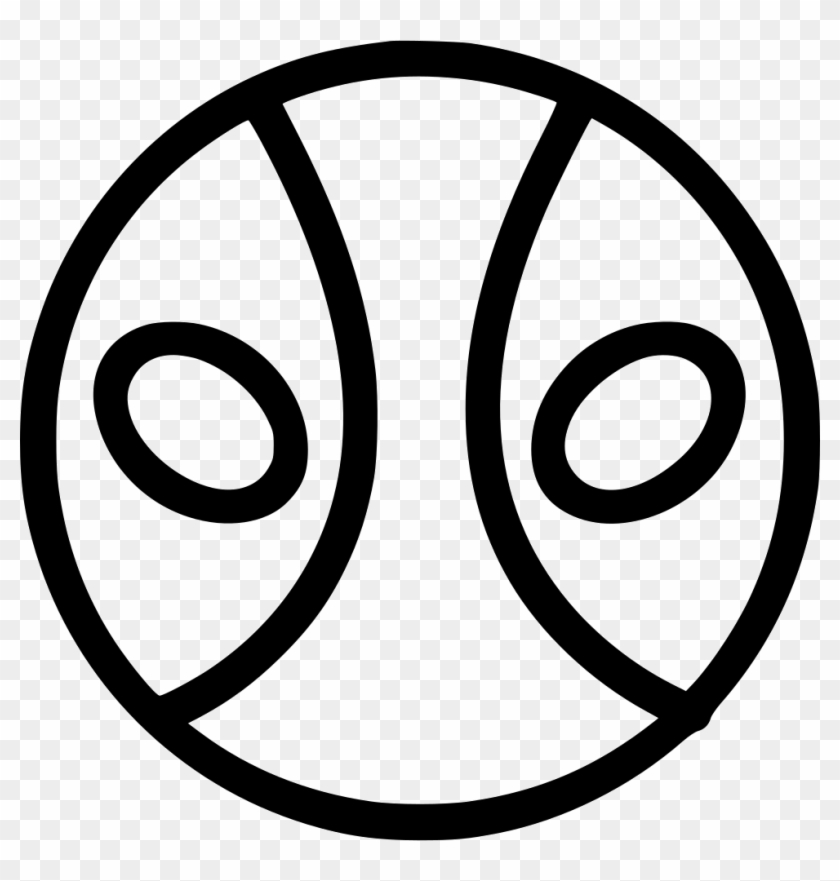 Png File Svg - Deadpool Icon Png Black Clipart