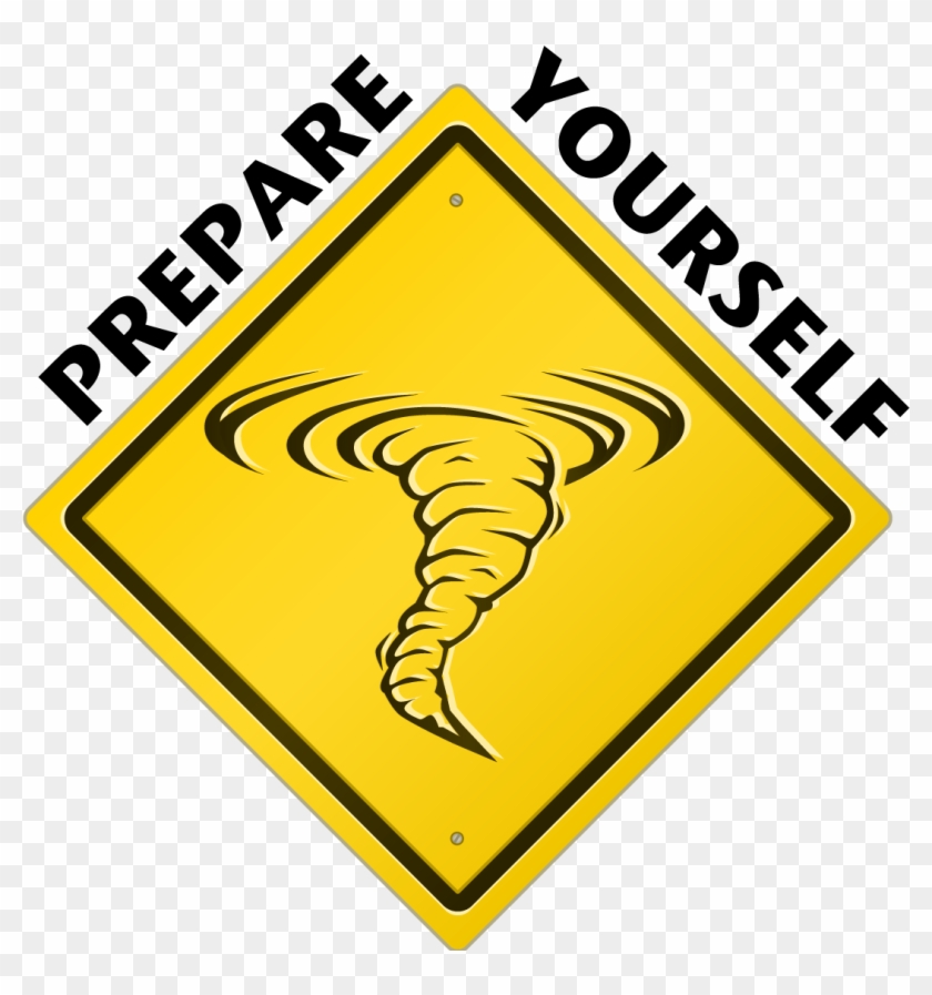 Tornado Protecting Yourself And Your Family - Tornado Preparedness Clipart