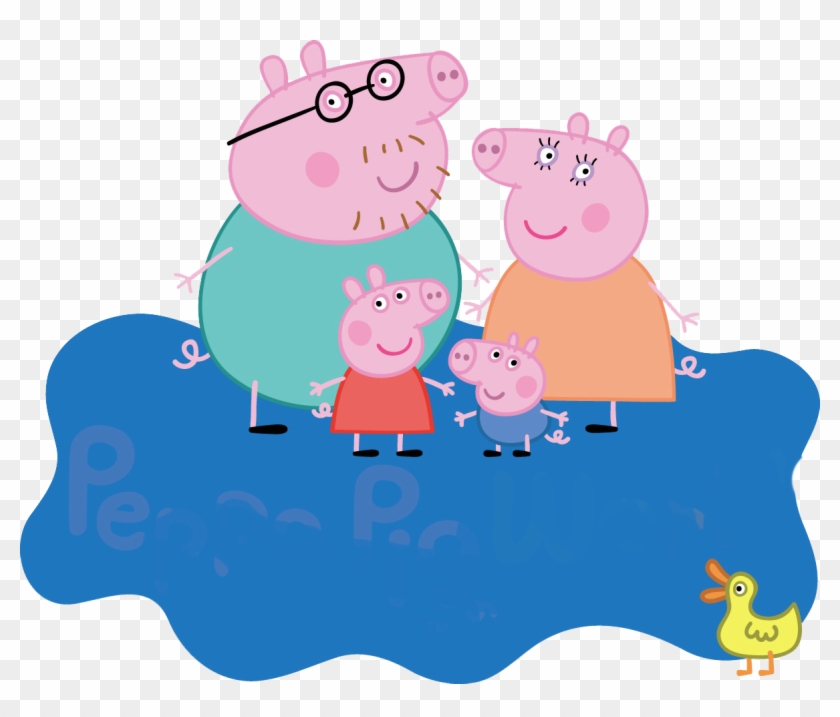 Peppa Familia Logo - Peppa Pig Logo Png Clipart #521366