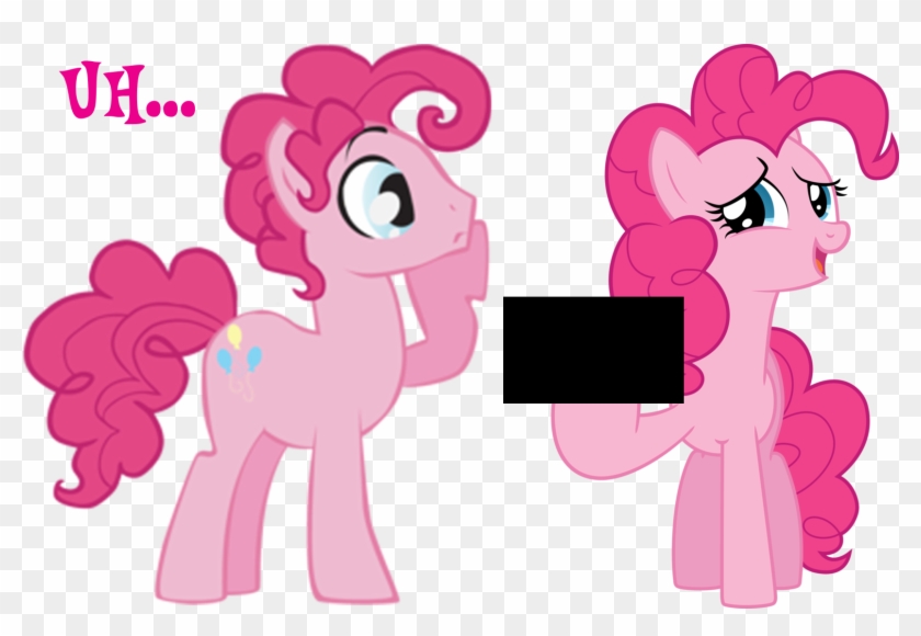 Bubble Berry, Censored, Edit, Implying, Middle Finger, - My Little Pony Pinkie Pie And Bubble Berry Clipart #521419