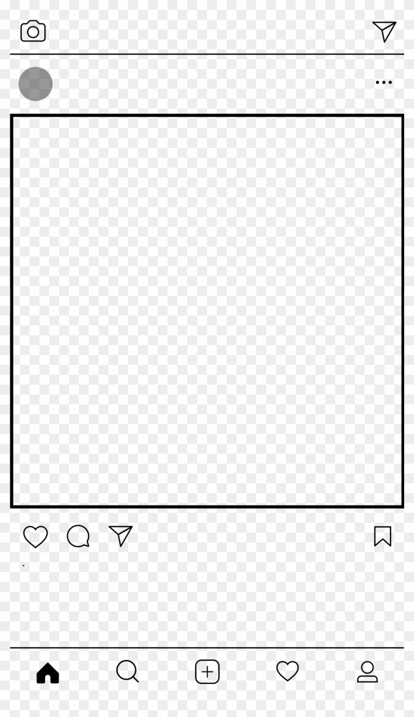 #background #tumblr #instagram <br>#remixed From @nganhacung - Transparent Instagram Frame Png Clipart