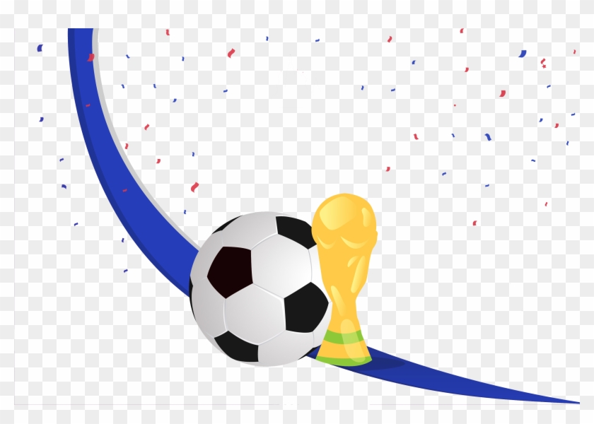 Ball In The Football Stadium Background Free Vector - Illustration Clipart